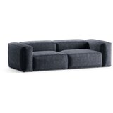 Cosmopolitan Design Prašno modra sedežna garnitura iz rebrastega žameta 264 cm Bergano – | Shoptok.si