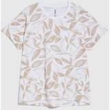 Moodo Women's T-shirt with pattern - beige | Eponuda.ba