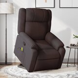 The Living Store Masažni naslanjač s funkcijo vstajanja temno rjavo blago - Masažni Naslanjač S Funkcijo Vstajanja, (21572702) | Shoptok.si