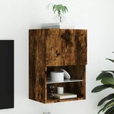 vidaXL TV ormarić s LED svjetlima boja dimljenog hrasta 40 5x30x60 cm | shoptok.hr
