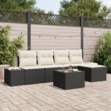 vidaXL 5-dijelni vrtni set sofa s jastučićima smeđi poli ratan Cijene