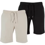 UC Men Men's Stretch Twill 2-Pack Shorts - Beige+Black