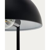 Kave Home Črna/v naravni barvi namizna svetilka s kovinskim senčilom (višina 48,5 cm) Catlar – | Shoptok.si