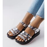 Gemre Silver wedge sandals Covillon | shoptok.hr
