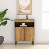 vidaXL Komoda z 2 vrati 60x33x75 cm trden mangov les Cene