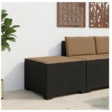 vidaXL Fotelja za jedan s Jastukom Izgled Ratan PP Antracit - Antracit Sofa s taupe jastučićem | shoptok.hr