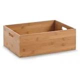 Leseni zaboj (Do x Š x V: 40 x 30 x 14 cm, Rjave barve, Bambus)