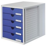 Han police za dokumentaciju sa fiokama system box, 5 fioka plava ( 05PD1450E ) | ePonuda.com