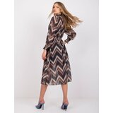 Italy Moda Dress-DHJ-SK-15177.06P-black-beige | Shoptok.si