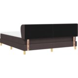  Kutna krevetska podloga s madracem u tamnosmeđoj boji 180x200 cm tkanina | shoptok.hr