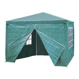 baštenski šator, 3x3 m, 4 stranice, zeleni