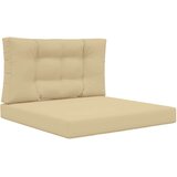  Zunanja blazina za kavč 2 pcs Bež Poliester, (5000202471) | Shoptok.si