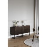 Rowico Rjava nizka komoda iz masivnega hrasta 160x75 cm Everett – | Shoptok.si