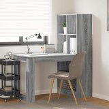  Stol s policom Siva Sonoma 122 x 67 x 145 cm Konstruirano drvo | shoptok.hr