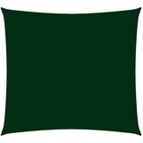 vidaXL Senčno jadro oksford blago kvadratno 6x6 m temno zeleno | Shoptok.si