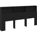  Glava kreveta s ormarićem Zidne Crni hrast 200 x 19 x 103,5 cm | Eponuda.ba