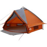  Teepee šator s krovom Siva i narančasta 490 x 410 x 210 cm | shoptok.hr