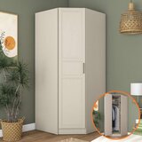 Hanah home BA252 ormar 91 × 210 × 57,5 cm, peščana Cene