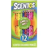 Scentos 12-delni komplet dišečih barvnih svinčnikov