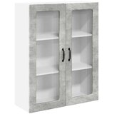vidaXL zidni kuhinjski ormarić zidne betonski sivi 80 x 31 x 100 cm | shoptok.hr