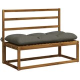  Jastučić za klupu VIANEN 100% poliester Siva 100 x 50 x 12 cm - Siva 100 x 50 x 12 cm | shoptok.hr