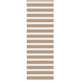 Zebra zavjesa Pješčano smeđa 75x230 cm Širina tkanine 70,9 cm Poliester | Shoptok.si
