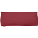 vidaXL Zunanja blazina Bordova Poliester 120 x 12 x 40 cm | Shoptok.si