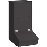 vidaXL Hranilnik za prašiče Črna 55 x 38 x 76 cm Hladno valjana jeklo, (5000240441) Cene