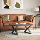  Noge za klub stolić 2 kom. antracit 70 x (42-43,3) cm čelik | shoptok.hr