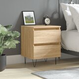 vidaXL Nočna omarica sonoma hrast 40x35x50 cm inženirski les Cene