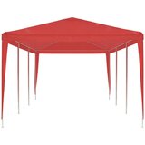  Zabavni šotor Rdeča 900 x 300 x 255 cm PE in jeklo, (5000219003) | Shoptok.si