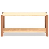 Teulat Ciglasti/u svijetloj prirodnoj boji regal u dekoru hrasta 126x59x43 cm Bona – Cijene