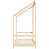  Otroški posteljni okvir 70x140 cm trdna borovina, (20916872) | Shoptok.si
