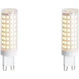 Set van 2 G9 dimbare LED lampen 5.5W 500 lm 3000K