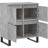  Komoda siva boja betona 60x35x70 cm od konstruiranog drva | shoptok.hr