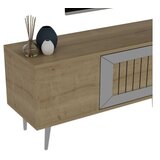 Hanah home tv polica Dekolp3 sapphire oak silver