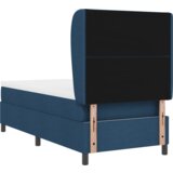 Box Spring postelja z vzmetnico v modri barvi, 90x190 cm, tkanina, (22052672) | Shoptok.si