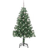 vidaXL Božično drevo med 150 LED z stojalom Zelena 150 cm PVC | Shoptok.si