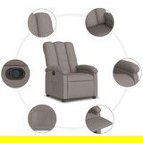  Naslanjač taupe blago, (20929106) | Shoptok.si