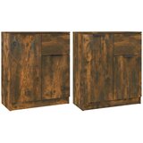  Komode 2 kom boja dimljenog hrasta 60x30x70cm konstruirano drvo - Dimljeni hrast 2 | shoptok.hr