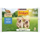 Moksi junior – piletina i grašak u želeu 12×4x85 g, kompletna hrana za štence | ePonuda.com