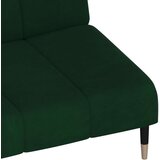 vidaXL Kavč dvosed z ležiščem temno zelen žamet | Shoptok.si
