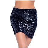 Cottelli Party - bleščeče krilo z bleščicami (črno) - M | Shoptok.si