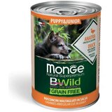 Monge Bwild konzerva za pse - PUPPY & JUNIOR - pačetina 16x400gr Cene