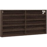  Vitrina boja smeđeg hrasta 100x8,5x50 cm od konstruiranog drva | shoptok.hr