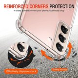 Techsuit Shockproof Clear Silicone prozorna maskica odporna na udarce za Samsung Galaxy S21 FE 5G | Shoptok.si