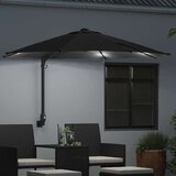  Vrtni suncobran Crna 248 x 248 x 148 cm Poliester i čelik | Eponuda.com