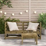  Kutne vrtne sofe 2 kom 70 x 70 x 67 cm od impregnirane borovine | Eponuda.com