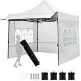 Costway Vrtni paviljon s 3-stopenjsko nastavitvijo višine Vrtni šotor, (5000286963) Cene