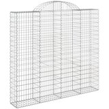  Gabionska košara s lukom200x50x180/200 cm pocinčano željezo | shoptok.hr